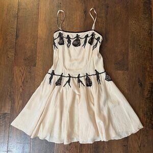 ISO Anthropologie Fleurette Lace Dancing Nude Slip Dress, XS or S